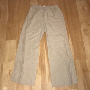 Tan linen Michael Kors pants never worn
